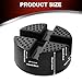 Car Jack Stand Rubber Pad, Universal Heavy Duty Slotted Floor Jack Pad, Pinch Weld Jack Adapter Lift Floor Puck Frame Rail Protection Car Accessories