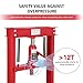 12 Ton H-Frame Hydraulic Shop Press, Heavy Duty Floor Shop Press with Adjustable Plates for Bending, Straightening, Bearing Removal & Automotive Repair