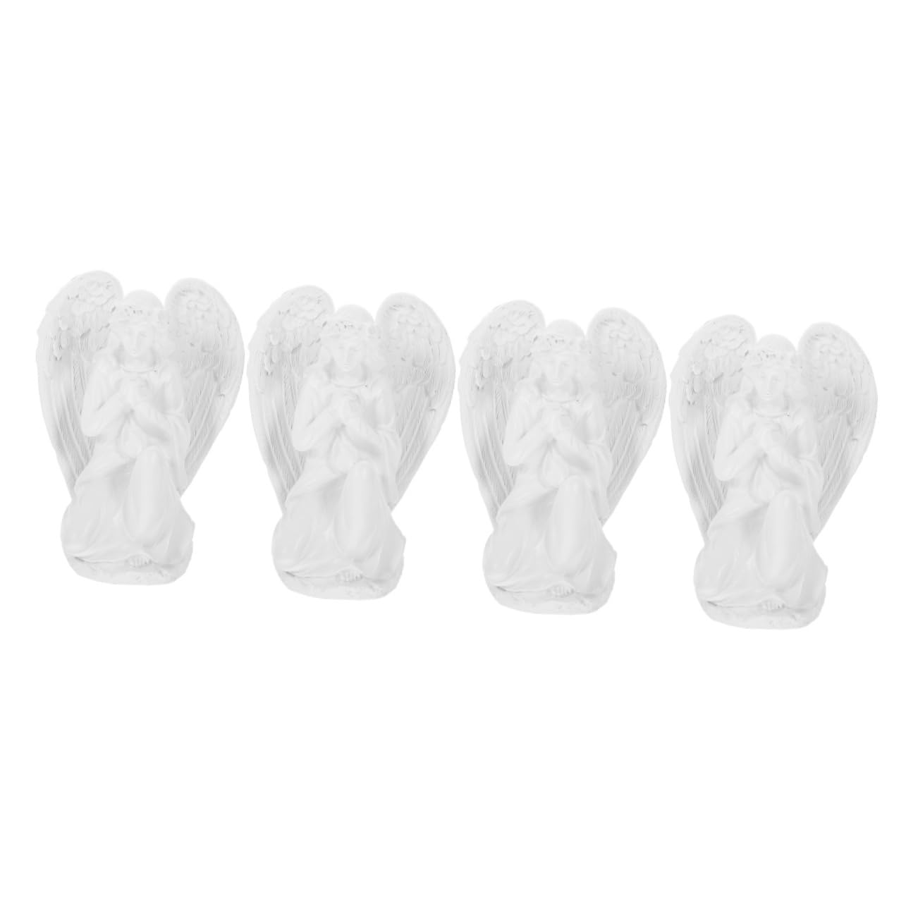 Statue d'ange en prière pour créer un coin de sérénité dans votre jardin en résine