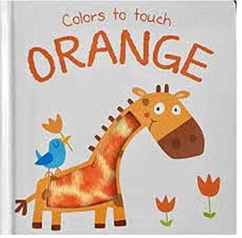 Board book Colors To Touch - Orange Book