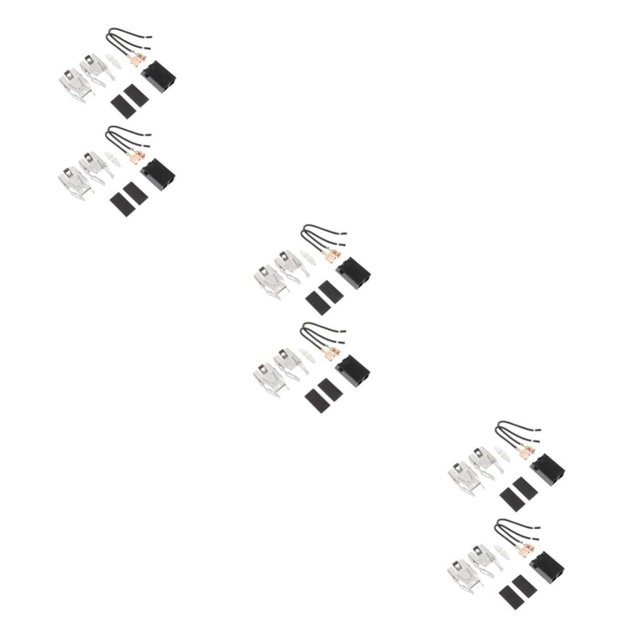 6 Sets Oven Connector Receptacle Kit for Oven Range Burner Receptacle Kit Range Stove Elements Plug Electric Stove Receptacle Replacement Parts for Stove Surface Burner Receptacle