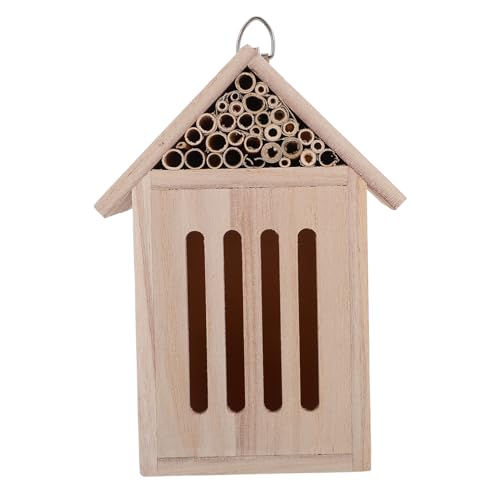 Happyyami Insektenhaus Aus Holz Natürlicher Lebensraum Für Garteninsekten...