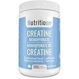 Creatine Monohydrate Powder 300 Grams - Made in Canada - Increases Muscle, Strength, Performance - Pure Unflavoured Micronized Supplement for Men and Women - Third-Party Tested - Nutritionn