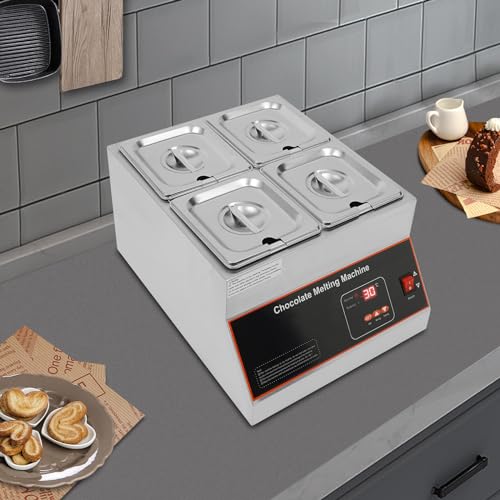 Máquina para fundir chocolate 500W con 4 tanques miniatura 4