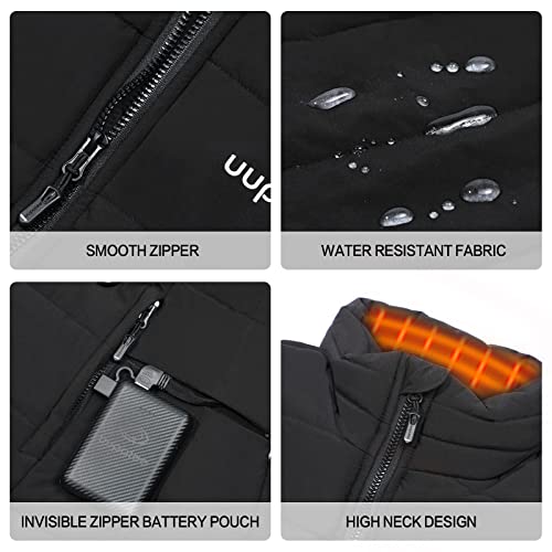Uupalee Women's Heated Vest With Included Battery Pack S #TOP2