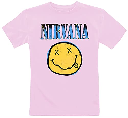 T-Shirt Nirvana Kids rose dégradé unisexe pour enfant