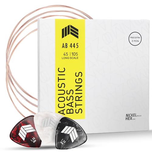 MOOZAK アコースティックベース弦 (4弦、エレクトリックベース)