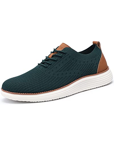 Image of VILOCY Men's Casual Dress Sneakers Lace-Up Oxfords Business Mesh Breathable Walking Shoes Tennis Comfortable