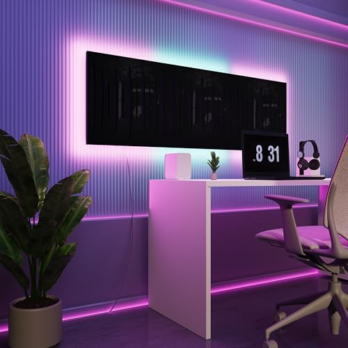 RGB LED�X�g���b�v�t���z���E�H�[���p�l�� | �o�b�N���C�g�����̋z���t�H�[���p�l�� | �X�^�W�I�E�Q�[�~���O�E�|�b�h�L���X�g�����G�R�[�ጸ���A���r�G���g�Ɩ� | �^�C�v: [3x PULSAR ? ���ԂȂ��ݒu | �u���b�N�O���X�v���X�`�b�N]