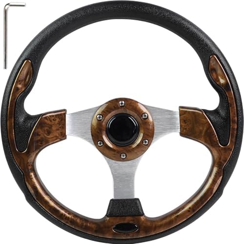 Golf Cart Steering Wheel Fit Club Car EZGO Yamaha Universal Steer...