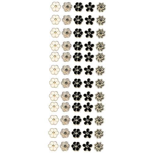 Broches de flores con patrones por patente SHINEOFI y 60 alfileres de solapa exclusivos