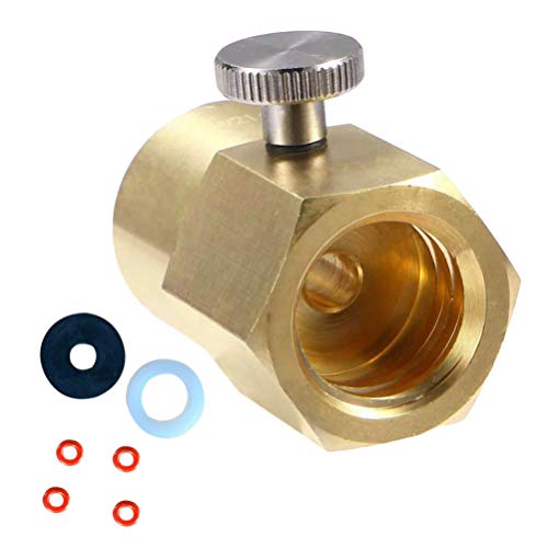 Yardwe Adaptador De Recarga CO2 Cilindro Latão Garrafa de Refrigerante Casa Tanque Conector Acessóri
