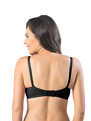 Image of SONARI Womens Non Padded Cotton T Shirt Bra | Wire Free, Medium Coverage, Comfortable and Lightweight | Adjustable Straps, Hook and Eye Closure for Everyday Wear - D-12
