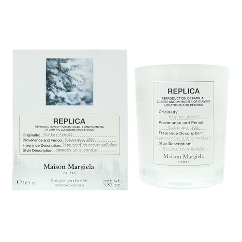 Maison Margiela Vela aromática de paseo invernal réplica de 165 g