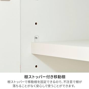 Amazon.co.jp: 白井産業 [日本製] 壁面収納 扉付き壁面
