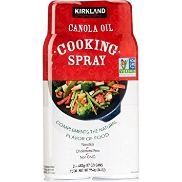Kirkland Signature Canola Oil Cooking Spray, Non Gmo ,34 Ounce (Pack Of 3)