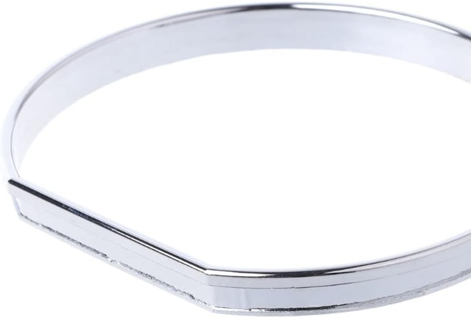 Car decoration Chrome Gauge Dash Dial Rings Bezel Trim Speedometer AC M-Tech Compatible with BMW E46 M M3