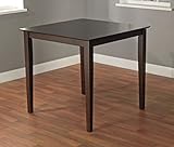 Target Marketing Systems The Foley Collection Contemporary Style Counter Height Kitchen Dining Table, Espresso
