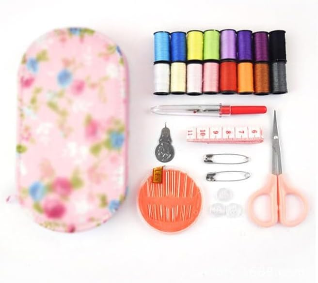 MVNOIRE Fabric Needle Thread Bag Portable Sewing Tool Multi-Functional Kit