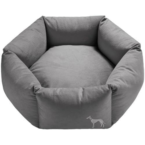 Orthopädisches/Ergonomisches Hundesofa Merida 6-eckig Farbe anthrazit, Größe XL
