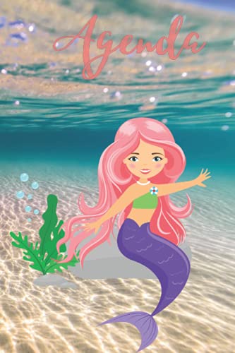 Agenda Escolar 2021-2022 Sirena: Planificador escolar día por página Sirena-calendario |...