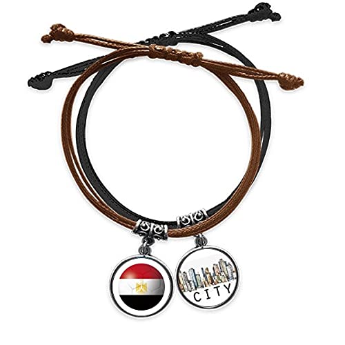 Bracelet Égypte drapeau national football coupe du monde sidi