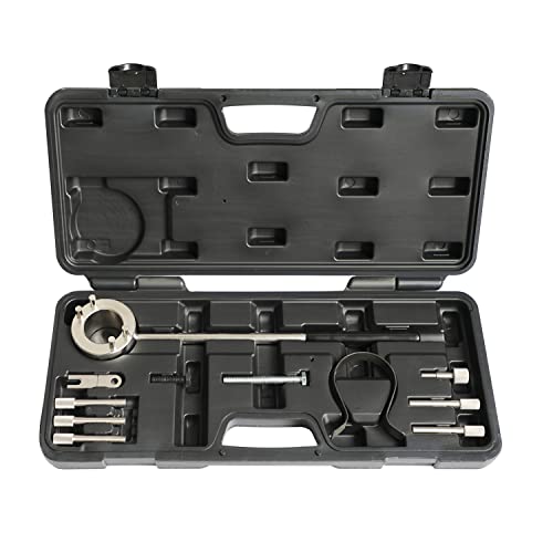 DPTOOL Outil de Calage, Amortisseur de Vibrations du Vilebrequin et de l'arbre à cames pour Citroën Peugeot Renault Moteur 3.0 V6, Outil de Verrouillage