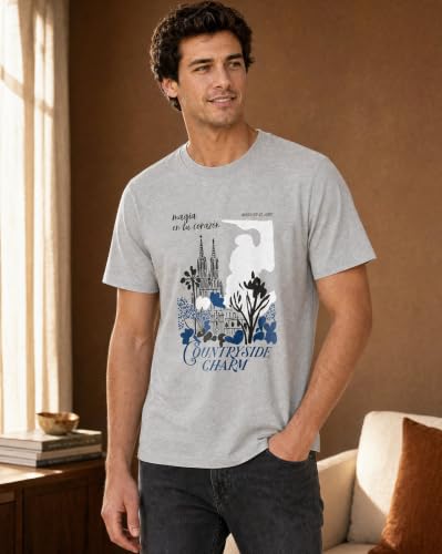 Image of Nobero Men's Regular Graphic Printed T-Shirt for Men | Soft Cotton | Classic Fit | Printed Casual Tshirt for Men