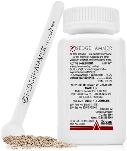 Sedgehammer Herbicide - 1 Pack of 1.33oz Bottle of USA-Made Post-...