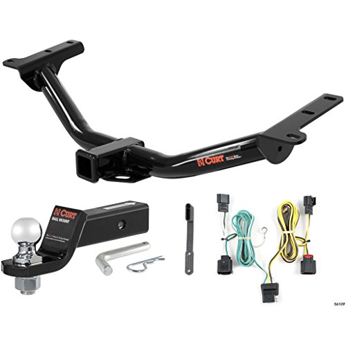 CURT Class 3 Trailer Hitch Tow Package with 2" Ball for 2012-2016 Dodge