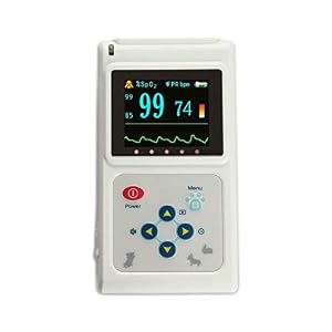 CMS60D-VET Veterinary Pulse Oximeter Vet SPO2 Pulse Rate Monitor Tongue Probe SPO2 Sensor for Pets/Animals/cat/Dog/rabbit/horse 24hours Contec CMS60D-VET Veterinary Pulse Oximeter Vet SPO2 Pulse Rate Monitor Tongue Probe SPO2 Sensor for Pets/Animals/cat/Dog/rabbit/horse 24hours Contec