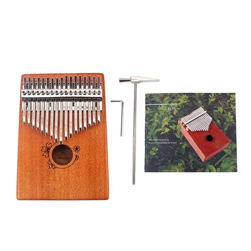 Kalimba 17 touches en bois avec son étui de protection nomade