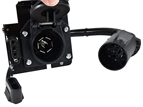 Oyviny Multi-Tow Uscar 7 Pin To 7-Way Blade And 4-Way Flat Trailer Wiring Adapter For Ford, Gm, Dodge Vehicles, Factory Tow Package And Uscar 7 Way Socket Required #TOP6