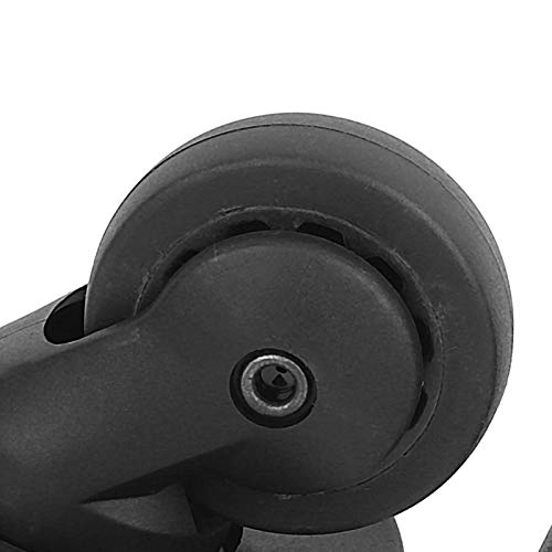 A Pair Replacement Luggage Wheels, A65 Black Suitcase Mute Wheel Universal Luggage Replacement Outdoor Supplies(S)3
