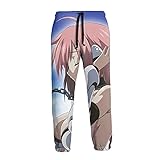 WANGYOYOT Anime Heaven's Lost Property Ikaros Sweatpants Funny Cosplay Casual Pants Sports Trousers for Men Women White