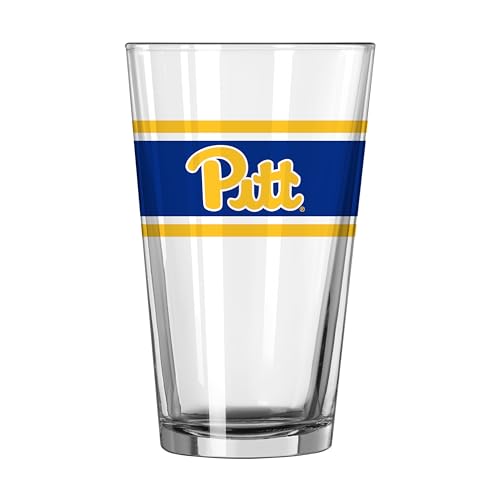 Image of Logo Brands NCAA 16 oz Pint Glass - Durable Glass With Bold Team Color- Chip-Resistant Rim Drinkware For Fans, Tailgates, Home Bars & Everyday Use