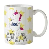 Mr. & Mrs. Panda Tasse Einhorn Fotograf - Geschenk, Pegasus, Einhörner, Tourist, Städtereise, Becher, Kaffeebecher, Fotografie, Unicorn, Tee, Büro, Weltenbummler, Einhorn Deko, Kaffeetasse