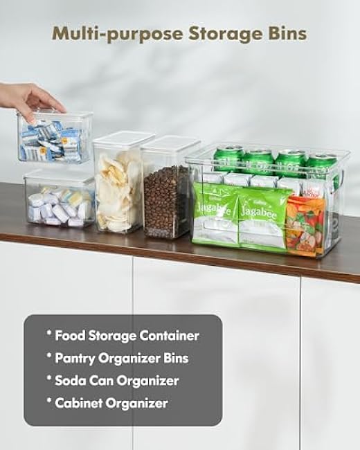 Trash Bag Holder Laundry Pods Container, 5 in 1 Trash Bag Dispenser Under Sink Acrylic Garbage Bags and Dishwasher Pod Organizer Detergent Powder Container, Laundry Room Organization Storage