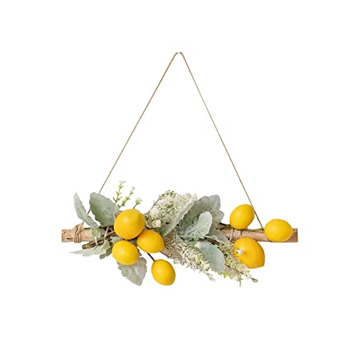 Tapisserie murale citron decoration boheme rustique