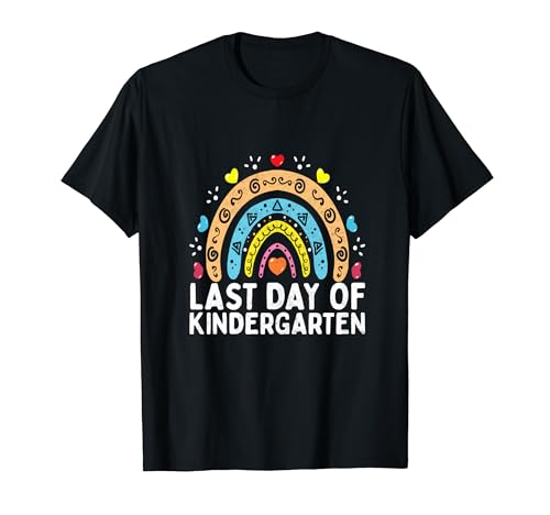 Professeur Rainbow Girls Boys Kids Kids School Last Day T-Shirt