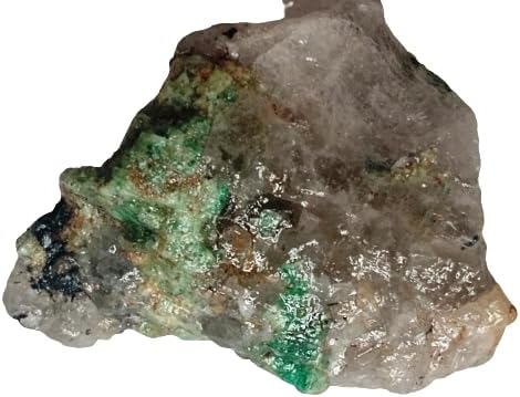 Espécimen de cristal natural de esmeralda colombiana rara para colección, regalo de cristal curativo natural