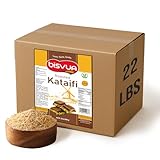 BISVUA Premium Roasted Kataifi 10 kg (22 lbs) – Golden Toasted Shredded Fillo Dough for Dubai Chocolate Bars, Pistachio Cream Recipes, Kunafa, Knafeh & Crunchy Dessert Creations