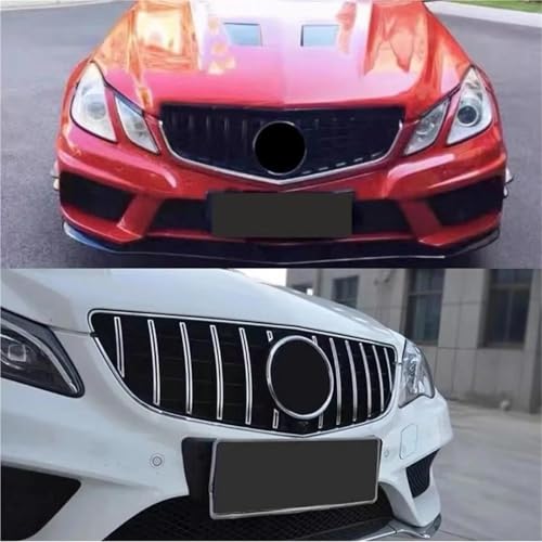 Gril de pare-chocs Mercedes E Coupé W207 2014-2016 style GT ajouré argent