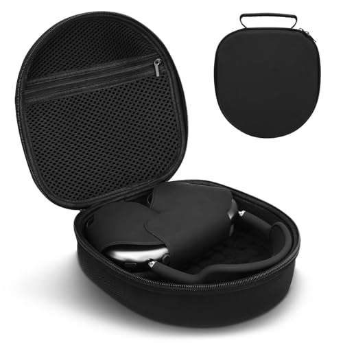 Facile da trasportare: questa custodia per Airpod Max è dotata di una comoda impugnatura, il tutto è leggero e compatto e può essere facilmente riposto in una borsa, uno zaino o una valigia; semplice ed elegante, molto adatta per viaggi, palestra o pendolarismo, è un ottimo regalo per te, famiglia, regalo ideale per il tuo partner o amico.