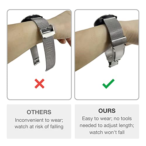 YHC 20mm Strap for Amazfit Bip/Bip U/Bip U Pro/Bip S/Bip Lite,Watchband Bracelet Wacth Strap Compatible with Amazfit GTS/GTS 2/GTS 3… (Blue) - Image 3