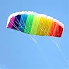 Duurzaam Dual Line Parafoil Kite Flying Tools Line Power Braid Sailing Kitesurf Rainbow Outdoor Toys Sports Beach Voor…