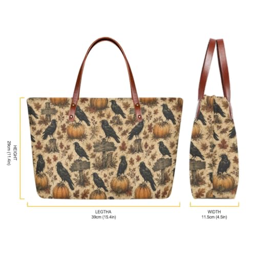 Image of Top Handle Purse for Women, Large Tote Handbag With PU Wallet Set, Gift for Mom