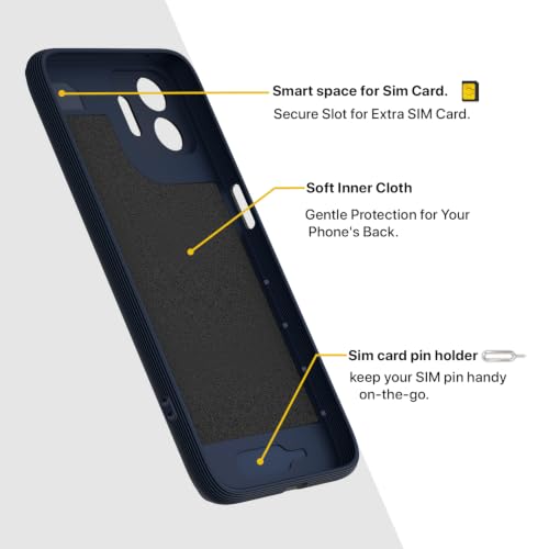 Image of Outlouders Back Cover for OnePlus N6 5G | Full Camera Protection | TPU Soft Flexible Shockproof Bumper Case (Blue)