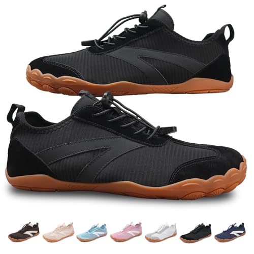 Image of Beach Water Shoes for Women Men Quick Dry Non-Slip Wide Toe Hike Barefoot Footwear for Beach Pool Aqua Swim Surf Walk