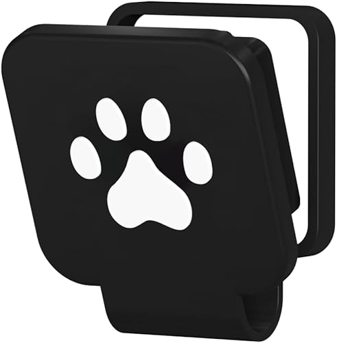 Miniatura 5 de UTSAUTO Cubierta de enganche de remolque de 2 pulgadas, cubierta de enganche de remolque con soporte para Jeep Dodge Ram Porsche Mercedes Benz GMC